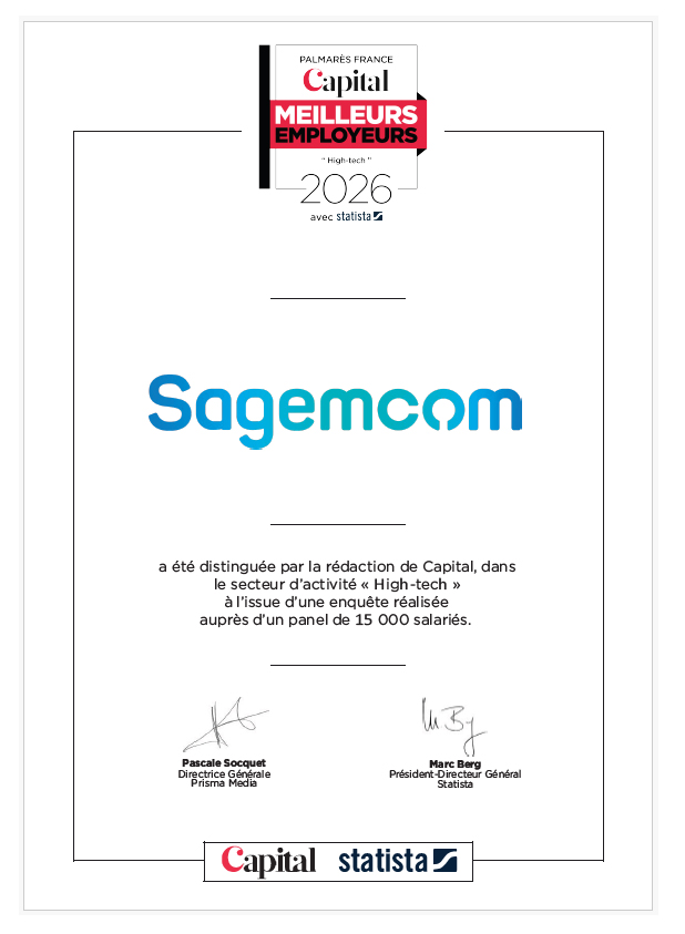  certificat 2026 SAGEMCOM
